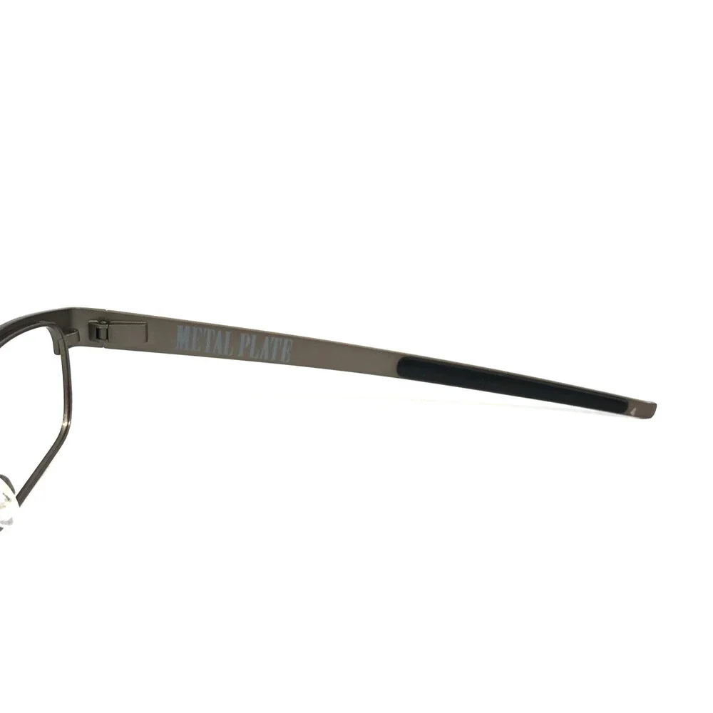 Oakley Eyeglasses Frames Metal Plate OX5038-0655 Brushed Chrome Gray 55-18-140